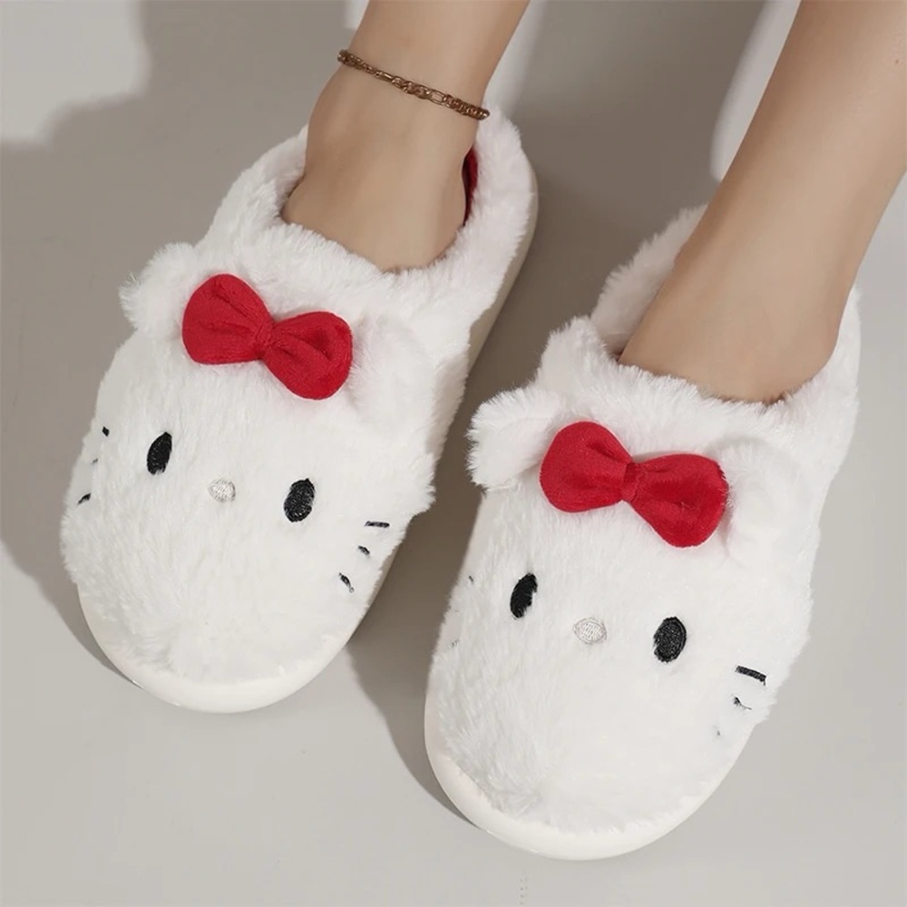 Indoor/outdoor kitten lovely giflt plush slippers